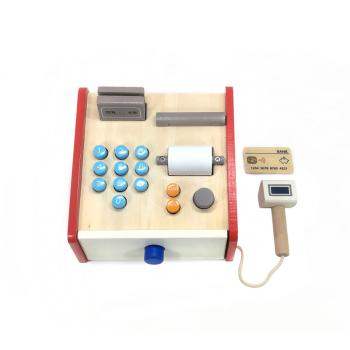 Großhandel B2B Kinderspielzeug-Simulation Kassierer/in Kasse aus holz